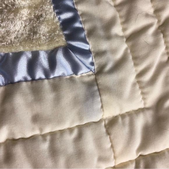 Kidsline Pastel ColorBlock Satin Baby Nursery Quilt + 2 Valance - Picture 10 of 13